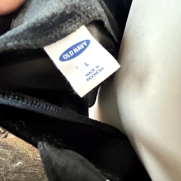 Old Navy Cami top size Large women's sleeveless velvet black shirt blouse - Picture 8 of 9